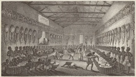 Bankett des Königs von Abessinien
