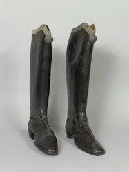 Stiefel, 3. von Zieten-Husaren, getragen von HRH Der Herzog von Connaught, vor 1914