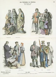 Kostüme des 13. Jahrhunderts