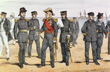 Uniformen der französischen Marine, spätes 19. Jahrhundert