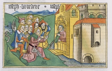 Genesis 42 1-5 Die Brüder Josephs kommen nach Ägypten, aus der 