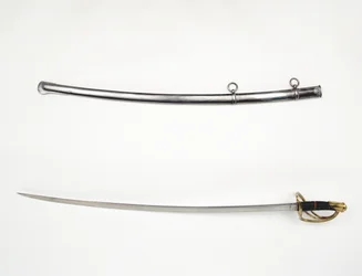 Deutscher Kavalleriesäbel und Scheide, Orange Free State Artillerie, Südafrika