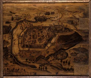 Gotha während der Belagerung von Grimmenstein, 1567