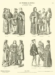 Italienische Kostüme, 15. Jahrhundert