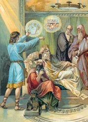 Joseph deutet den Traum des Pharao