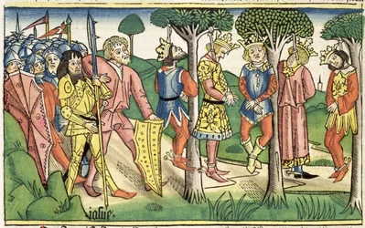 Josua 10, 16-27 Die Hinrichtung der fünf Könige, aus der 