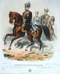Kaiser Wilhelm I (1797-1888) zu Pferd