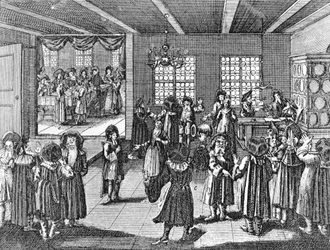 Ketubah von Georg Puschner aus Kirchners Jüdisches Ceremoniel, 1726