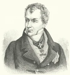 Klemens von Metternich, Fürst von Metternich-Winneburg, deutscher Diplomat und Staatsmann (Stich)