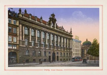 Leipzig, Grassi-Museum (Farblithografie)
