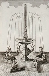 Meerjungfrauenbrunnen, aus 