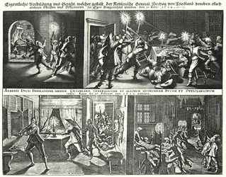 Mord an Albrecht von Wallenstein und seinen Anhängern