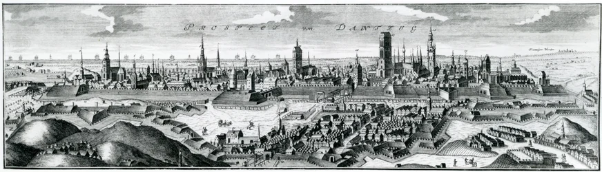 Panoramablick auf Danzig (Gdansk)