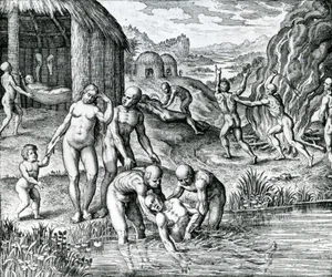 Quibus remediis contra morbos utantur Indiani, Illustration aus 