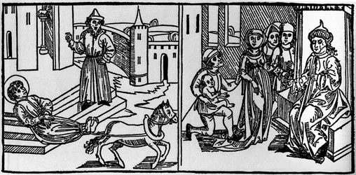 Der heilige Saturninus war Mitte des 3. Jahrhunderts der Begründer des Christentums in Toulouse. Zu jener Zeit wurden die Christen verfolgt: Der heilige Saturninus war eines der Opfer der Heiden. Sein an den Schwanz eines Stieres gebundener Körper wurde