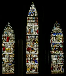 Szenen aus dem Leben des heiligen Bernhard. Ehemals Altenberger Abtei, ca. 1500