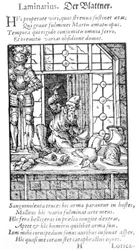 Der Rüstungsmacher, graviert von Hartman Schopper