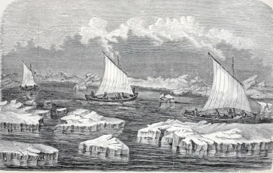 Die Boote unter Segel, London, 1874