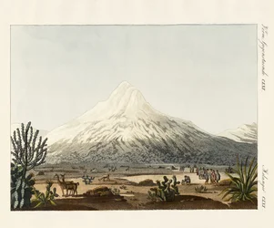 Der Chimborazo in Südamerika
