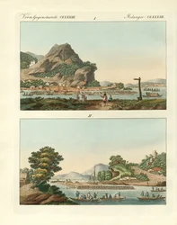 Die seltsamen großen Rheinflöße