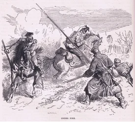 Unter Beschuss, Cassells Geschichte des Krieges zwischen Frankreich und Deutschland, veröffentlicht von Cassell and Company Limited, ca. 1890