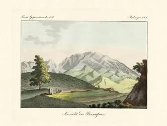 Ansicht des Parnass in Griechenland