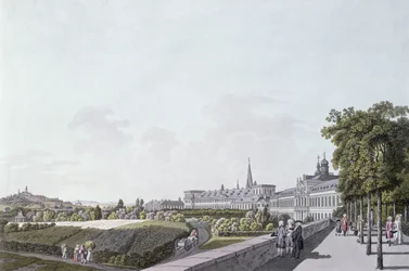 Ansicht der Residenz der Erzbischöfe und Kurfürsten von Köln, Bonn