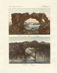 Vulkanische Bögen und Höhlen