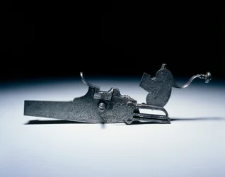 Radschloss von einem Jagdgewehr, ca. 1720-40