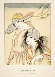 Zwei Neue Hüte von Regina Friedlander, aus Styl, veröffentlicht 1922