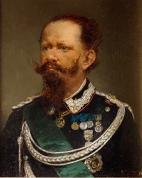 Porträt von Viktor Emanuel II.