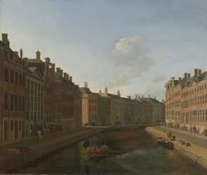 Ansicht der Goldenen Biegung im Herengracht von Osten