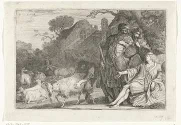 Der Engel verspricht Abraham einen Sohn