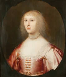 Porträt von Amalia von Solms-Braunfels 1602-1675, 1634