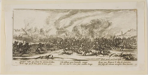 Die Schlacht, Platte drei aus Die großen Leiden des Krieges