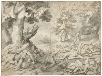 Samson nach dem Besiegen der Philister