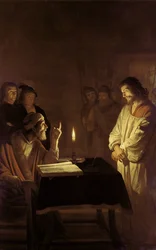 Christus vor dem Hohepriester, 1617