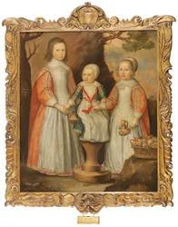 Porträt der drei Kinder von George Preston von Holker, 1650