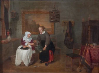 Ein niederländisches Interieur, 1640-1658