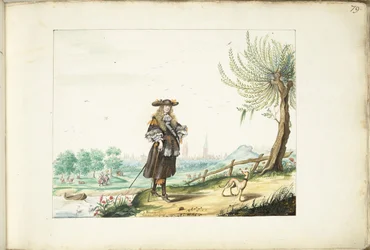 Moses ter Borch auf dem Land außerhalb von Zwolle