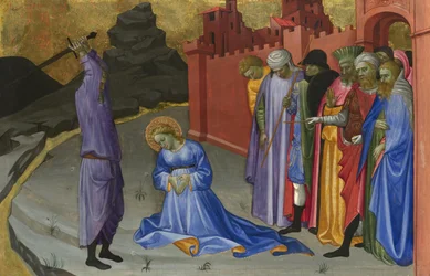 Die Enthauptung der Heiligen Margareta, ca. 1410