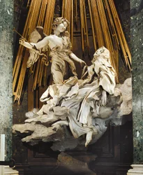 Italien, Rom, Kirche Santa Maria della Vittoria, Ekstase der heiligen Teresa von Ávila