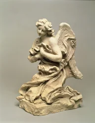 Knieender Engel, ca. 1674-75