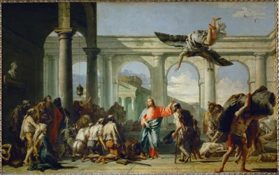 Jesus heilt den Gelähmten in Bethesda