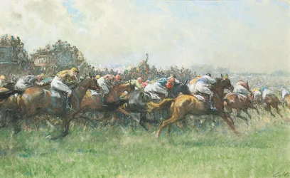 Tattenham Corner, das Epsom Derby