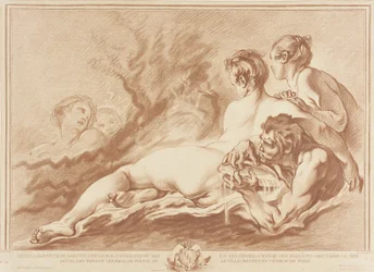 Wassernymphen und Triton