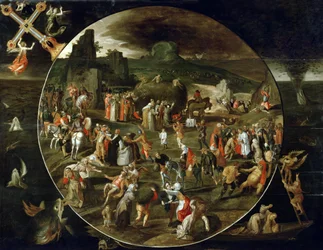 Der Heuwagen, Allegorie der Eitelkeit der Welt