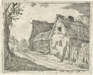 Bauernhof an einem Landweg