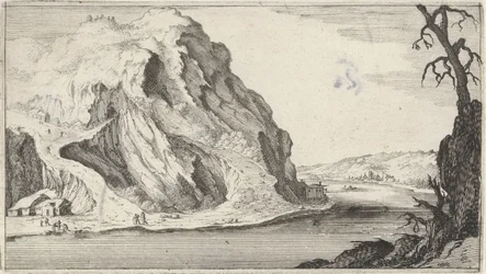 Fluss in den Bergen (Zwölf Landschaften)
