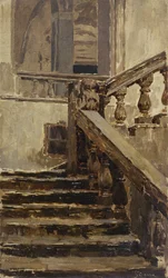 Studie von Treppenstufen